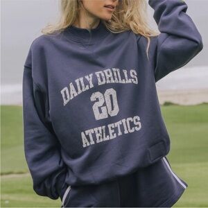 Daily Drills Vintage Athletics Navy Crew